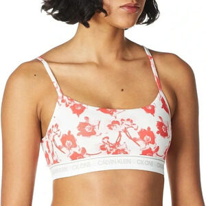 Calvin Klein Women’s CK One Cotton Unlined Bralette Sz L nwt 006